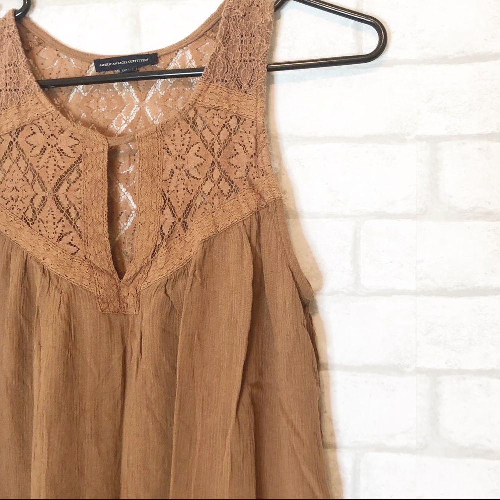 American Eagle Flowy Boho Top